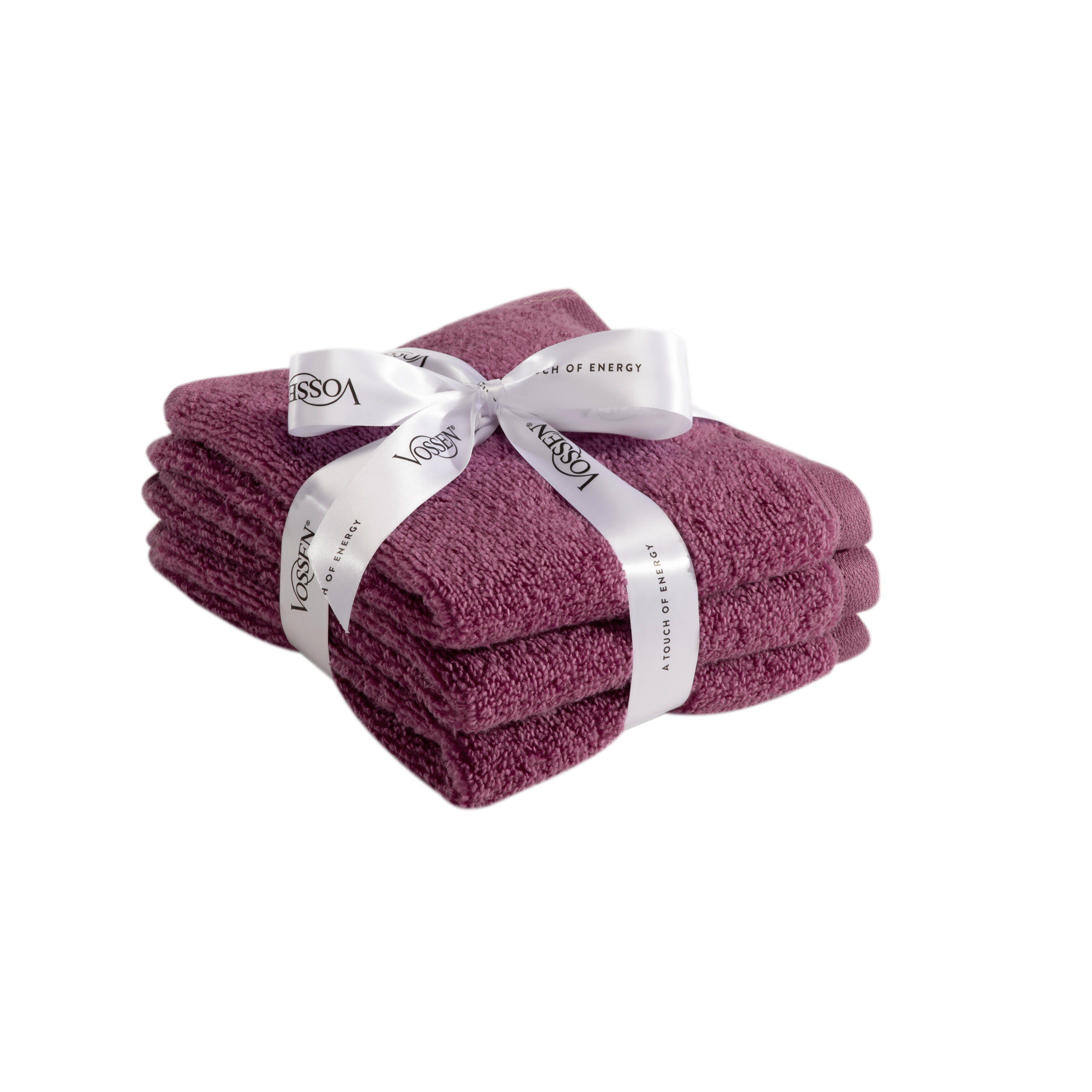 GÄSTETUCH Smart Towel 3-teilig  - Beere, Basics, Textil (30/50cm) - Vossen