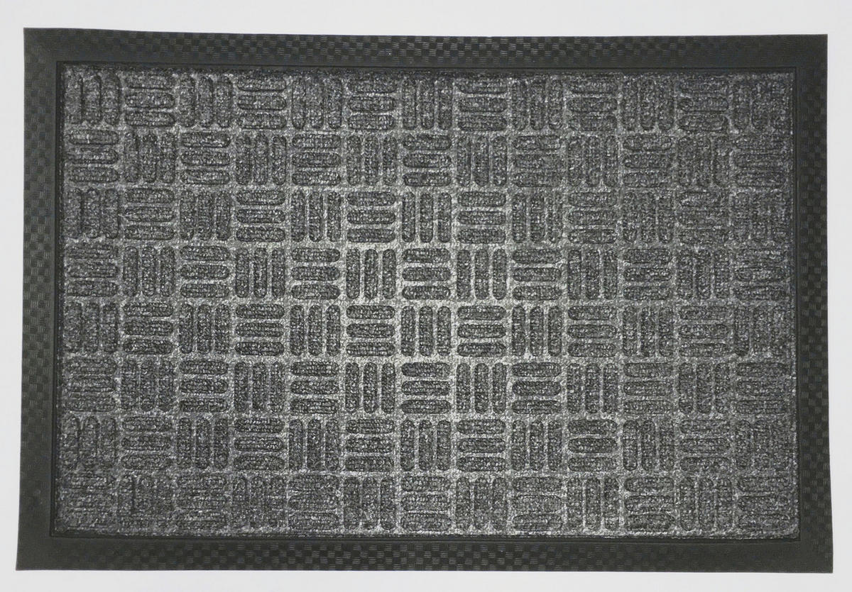 DVEŘNÍ ROHOŽKA, 40/60 cm - šedá, Basics, textil (40/60cm)