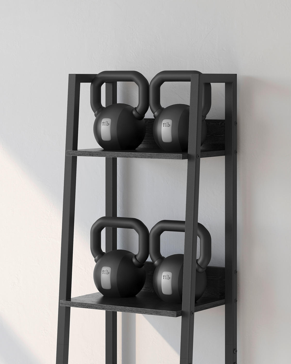 BÜCHERWAND Schwarz  - Schwarz, Basics, Holzwerkstoff/Metall (33,8/170/30cm) - Boxxx