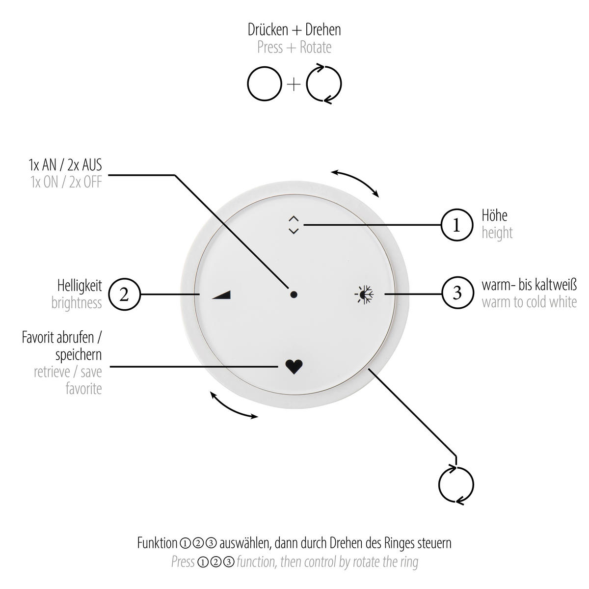 LED-HÄNGELEUCHTE 69,5/69,5/350 cm  - Alufarben, Design, Kunststoff/Metall (69,5/69,5/350cm) - Neuhaus PURE