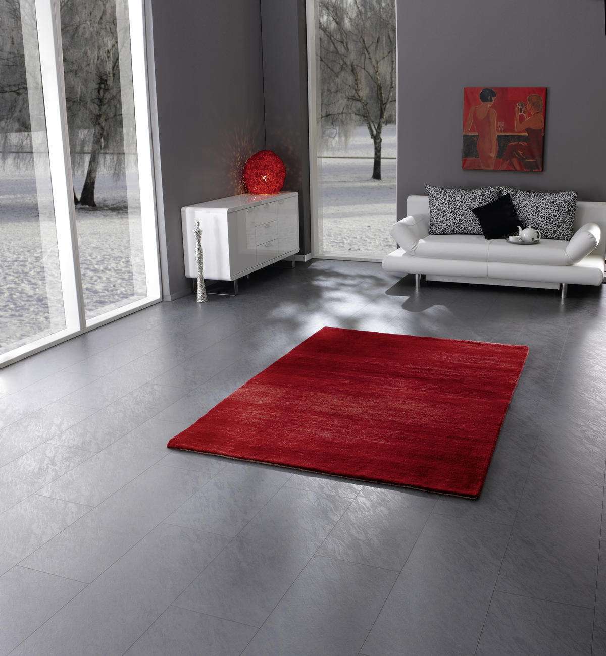 ORIENTTEPPICH 170/240 cm Gabbeh Rot  - Rot, Konventionell, Textil (170/240cm) - Cazaris