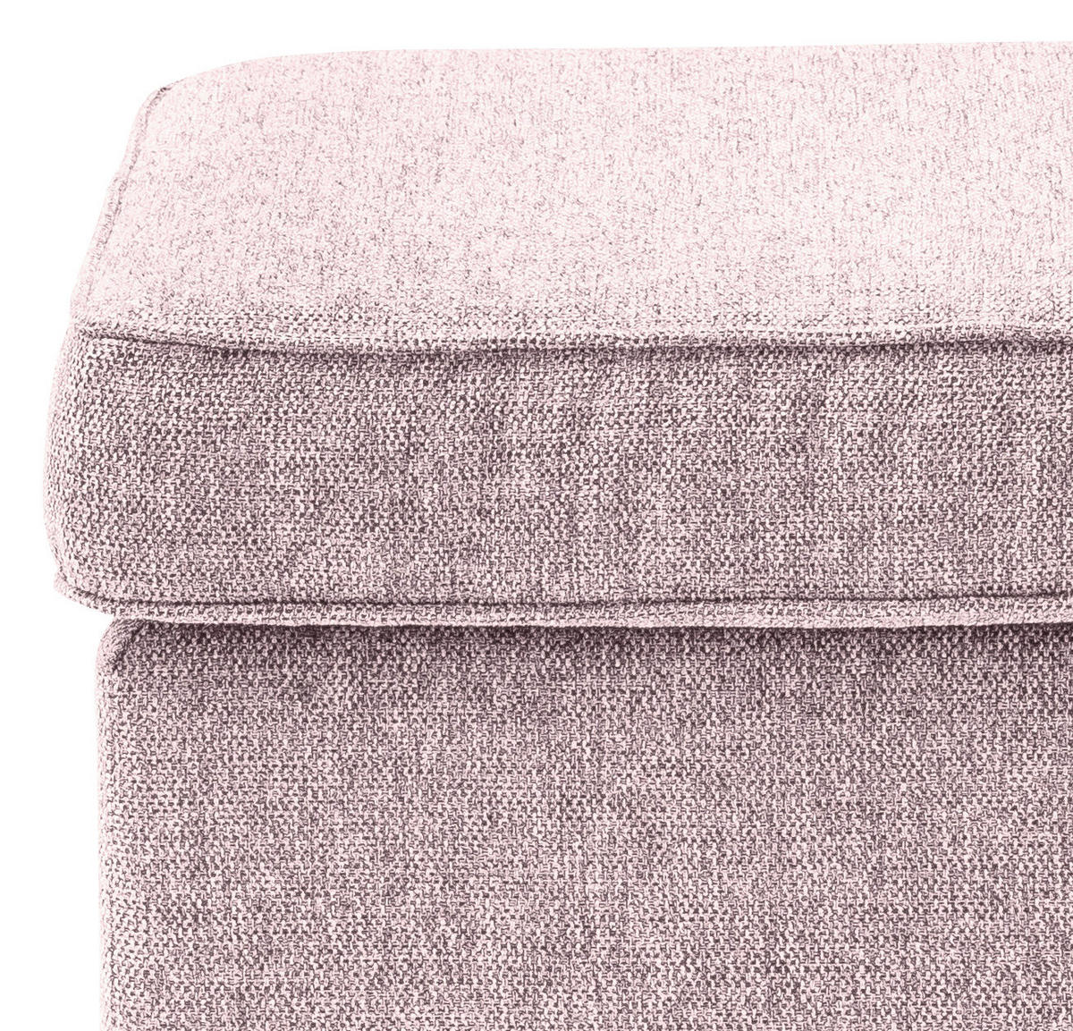 TABURE 63/43/42 cm  ružičasta  - ružičasta/crna, Osnovno, tekstil/pločasti materijal (63/43/42cm) - Hom`in
