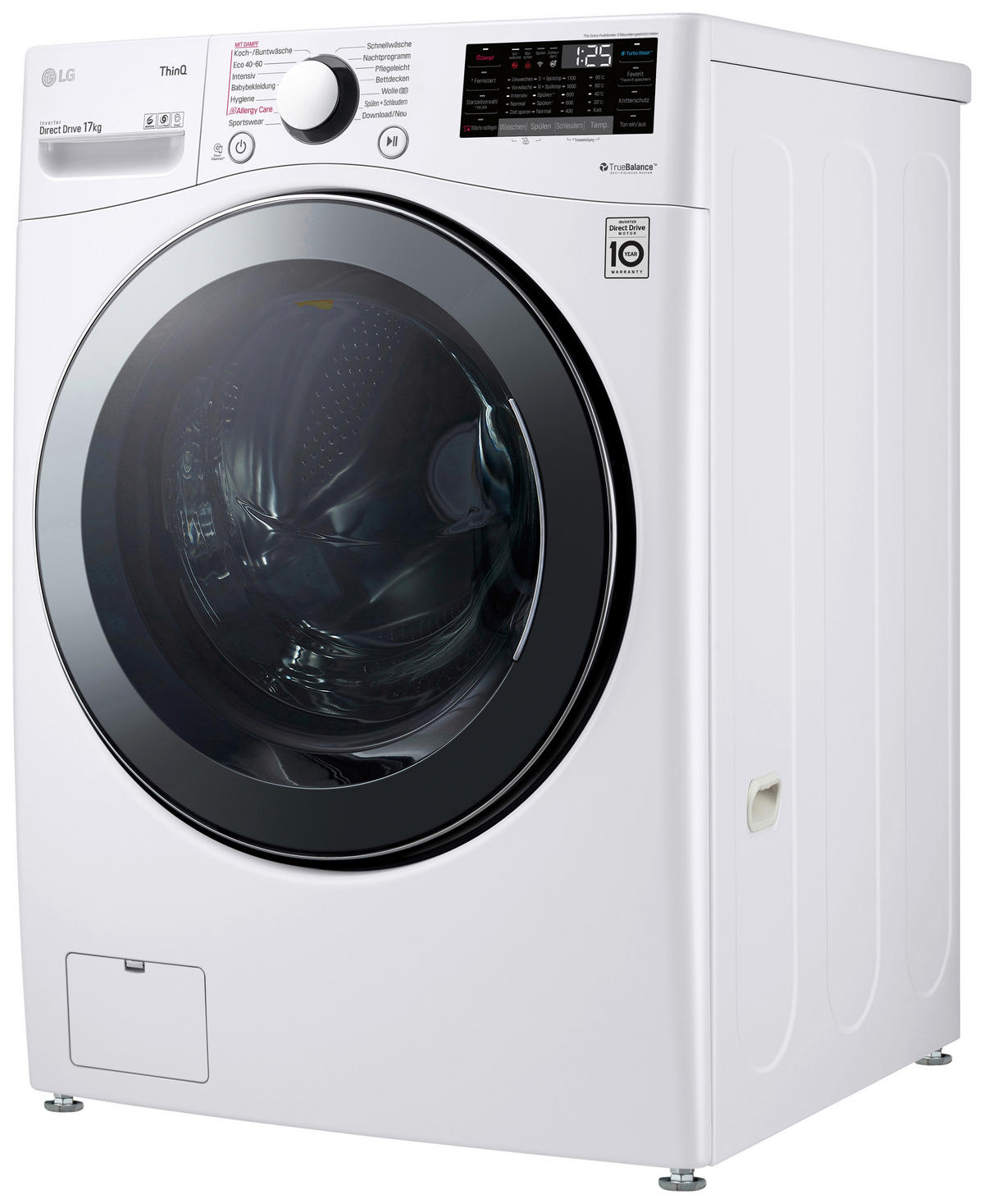 WASCHMASCHINE F11WM17TS2  - Weiß, Trend, Glas/Kunststoff (70/99/77cm) - LG