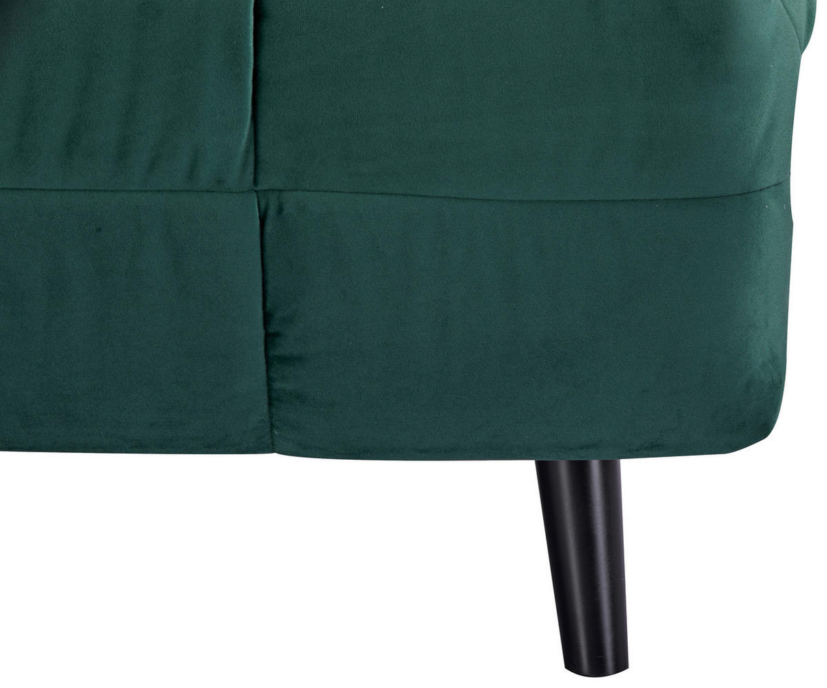 ROZKLADACIE KRESLO, textil, zelená - čierna/zelená, Design, drevo/textil (102/81/87cm) - Carryhome