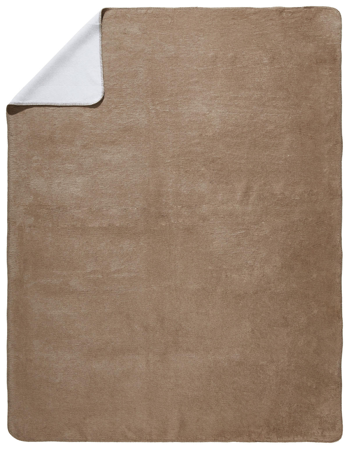 DEKA 150/200 cm  DE VELA  - bijela/prirodne boje, Basics, tekstil (150/200cm) - Novel