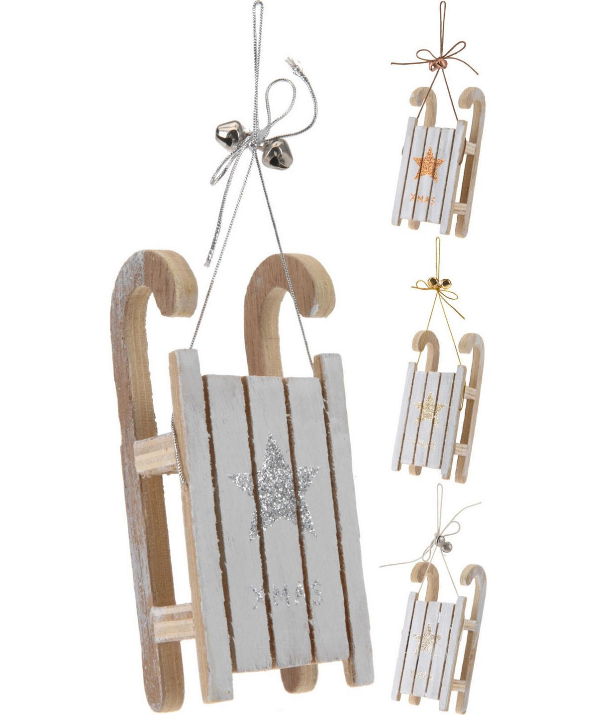 FIGURINĂ DE CRĂCIUN - Basics (12,5/5,5/3,5cm)
