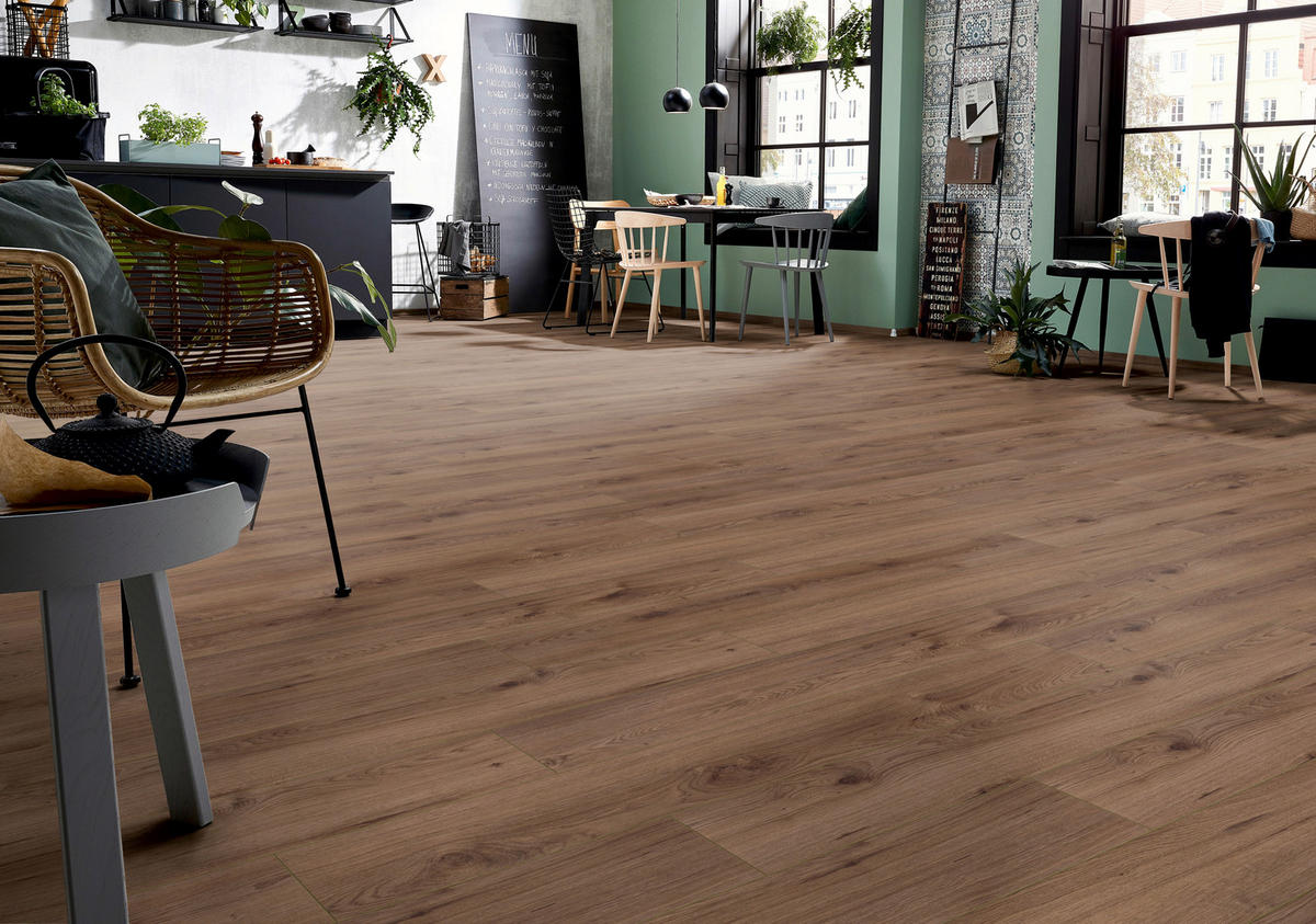 LAMINATBODEN Superior Advanced  - Eichefarben, KONVENTIONELL, Holz (138.0/19.3/0.8cm)
