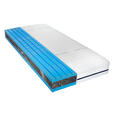 TASCHENFEDERKERNMATRATZE Emotion S60 Hybrid 200/200 cm Höhe ca. 21 cm  - Weiß, Basics, Textil (200/200cm) - Novel