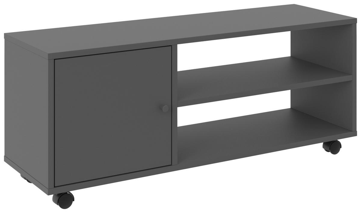 TV-ELEMENT antracit  - antracit, Basics, umetna masa/leseni material (100/42/33,5cm) - Boxxx
