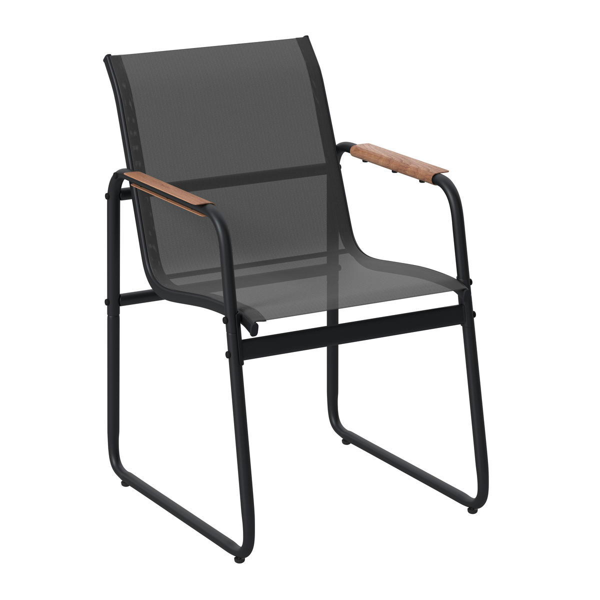 GARTENSET Webstoff Eisen  - Dunkelgrau/Naturfarben, MODERN, Kunststoff/Textil (59,5/160/50/90/82/75cm) - Ambia Garden