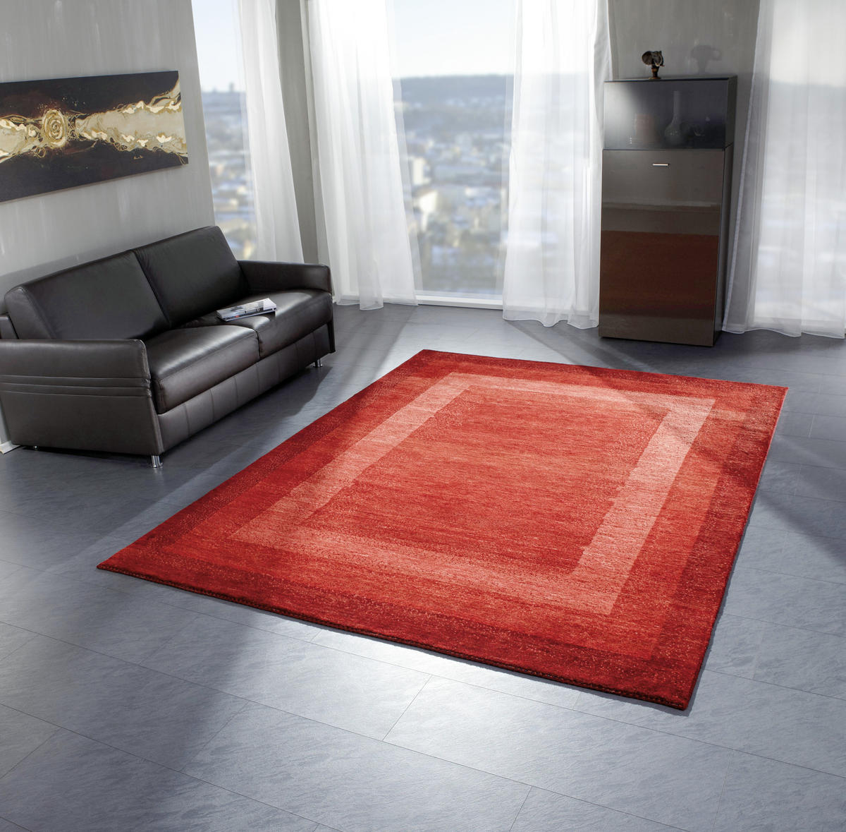 ORIENTTEPPICH 170/240 cm Gabbeh Rot  - Rot, Konventionell, Textil (170/240cm) - Cazaris