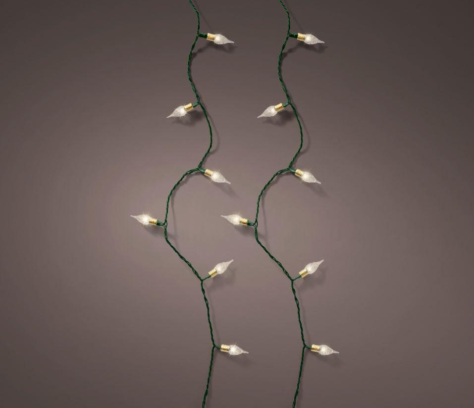 SVETLOBNA GIRLANDA   //// - zelena, Basics, kovina/umetna masa (1190cm)