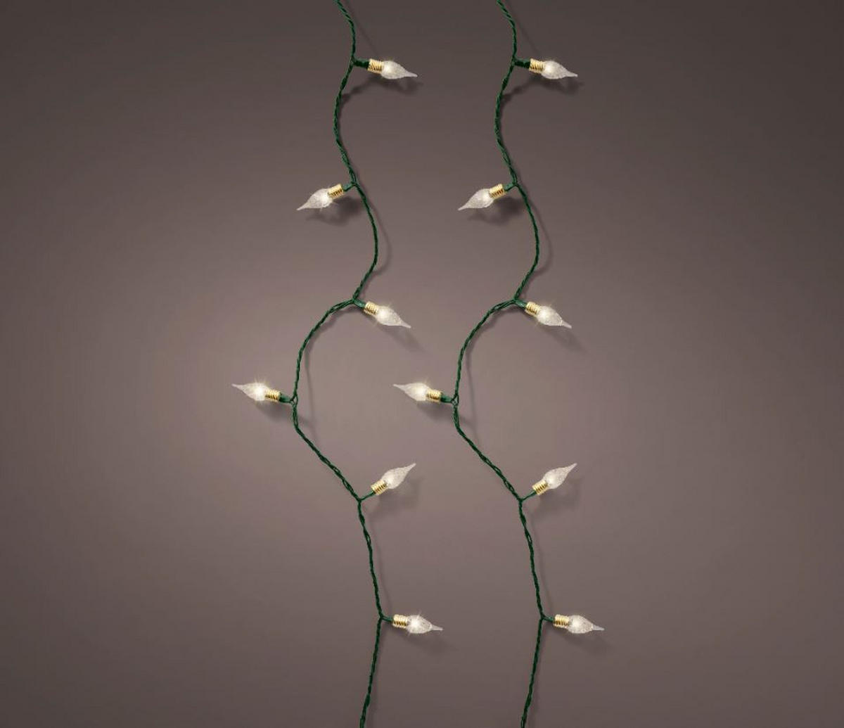 SVETLOBNA GIRLANDA   //// - zelena, Basics, kovina/umetna masa (1190cm)