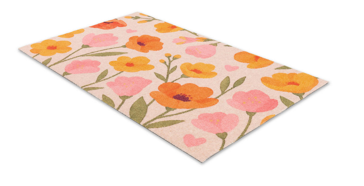 FUßMATTE  66/110 cm  Rosa  - Rosa, Basics, Kunststoff/Textil (66/110cm) - Astra