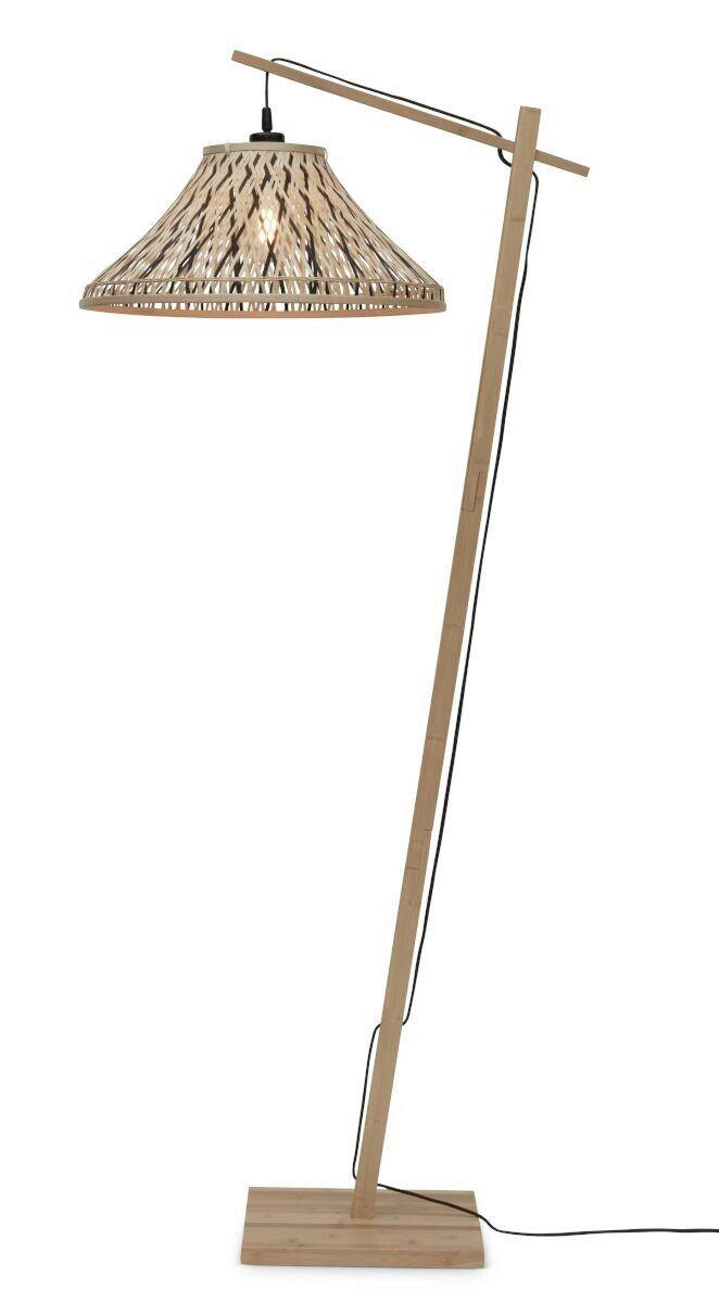 STOJACÍ LAMPA, 45/65/150 cm - černá/přírodní barvy, Trend (45/65/150cm) - Good & Mojo