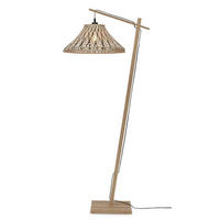STOJACÍ LAMPA, 45/65/150 cm - černá/přírodní barvy, Trend (45/65/150cm) - Good & Mojo