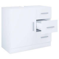 TVÄTTSTÄLLSUNDERSKÅP 63/55,8/30 cm  - vit/grå, Modern, trämaterial/plast (63/55,8/30cm) - MID.YOU