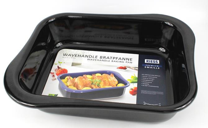 KALUP ČETVRTASTI Schwarz-eternity  - crna, Basics, metal (36/27/10cm) - Riess