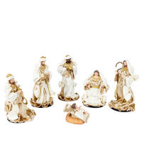 WEIHNACHTSFIGUR - Goldfarben, Basics, Kunststoff (14.2/11.4/17cm)