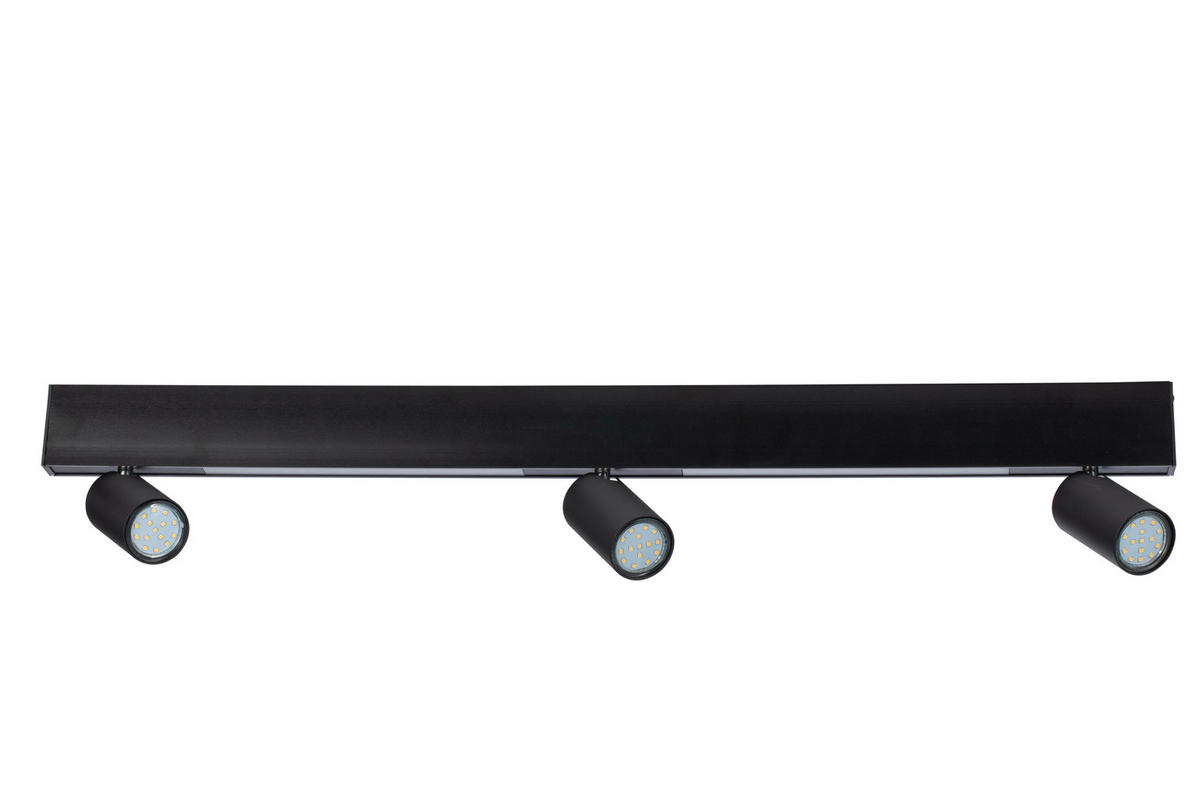 LED-STRAHLER Denebola 90/6/18 cm   - Schwarz, Design, Kunststoff/Metall (90/6/18cm) - Novel