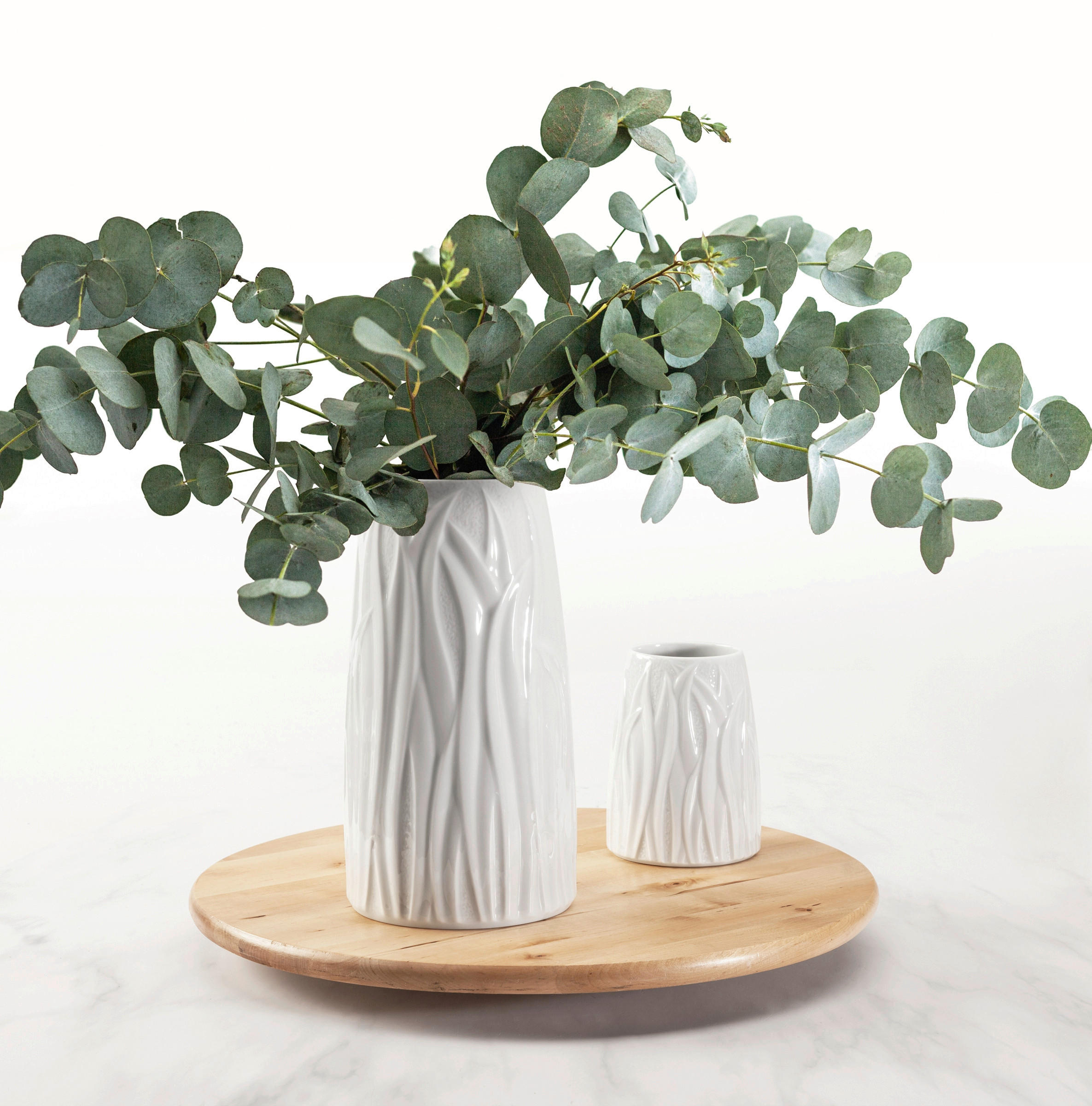 VAZA    16 cm  keramika  - bela, Osnovno, keramika (16cm) - Seltmann Weiden