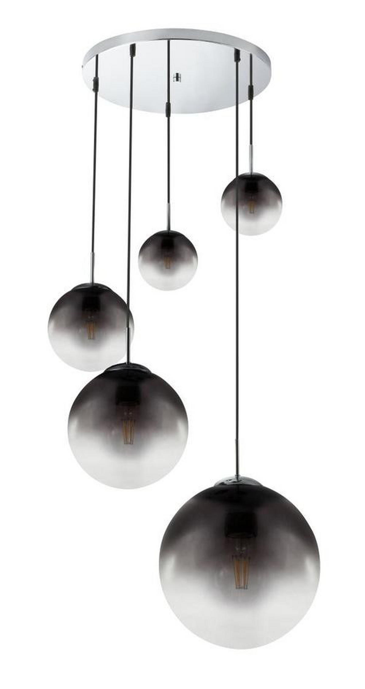 HÄNGELEUCHTE VARUS 65/150 cm   - Design, Glas/Metall (65/150cm) - Globo