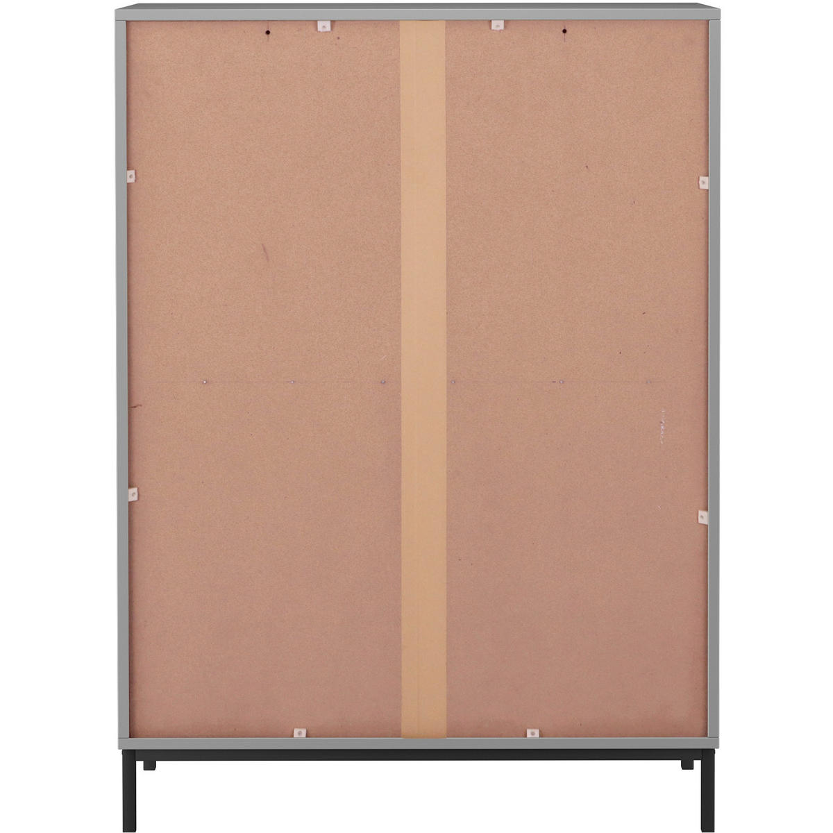 KOMMODE Celine  in 80/110/35 cm  - Schwarz/Grau, Design, Holzwerkstoff/Metall (80/110/35cm) - MID.YOU