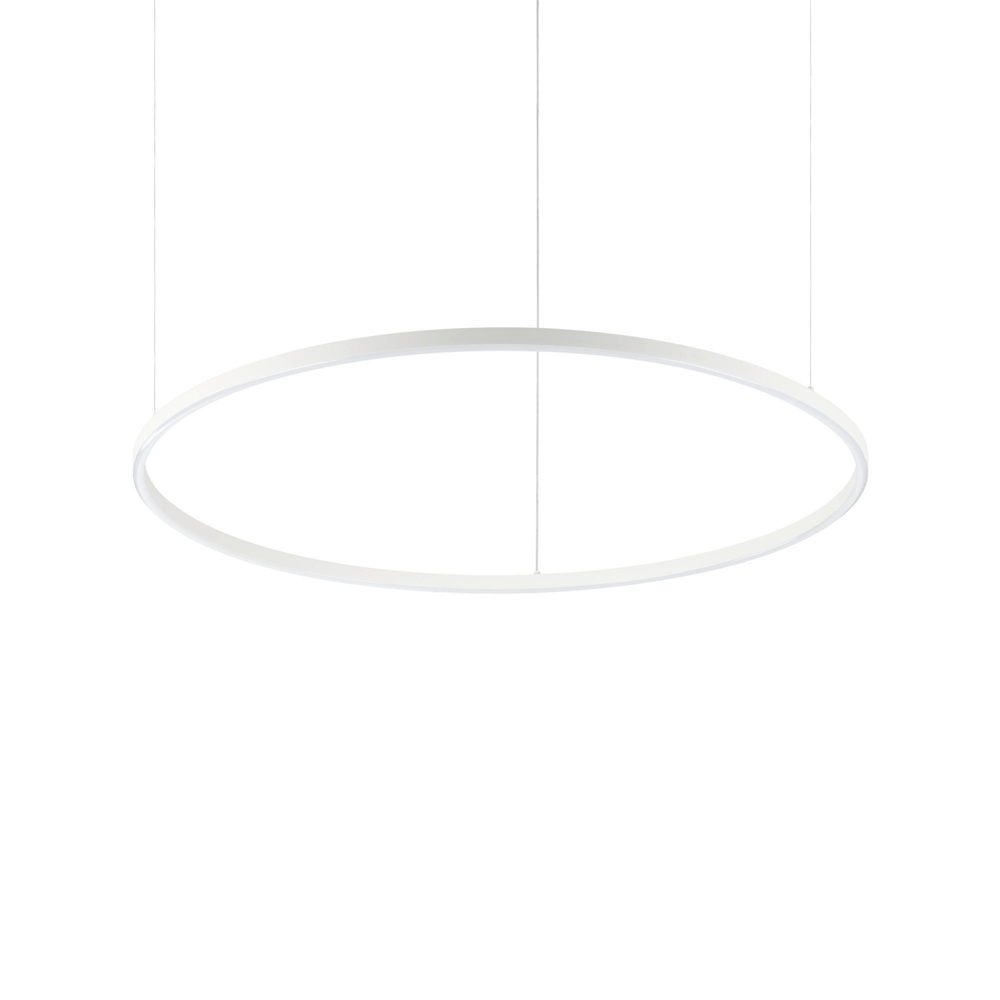 LED-HÄNGELEUCHTE 90/27,5/202,5 cm  - Weiß, Design, Kunststoff/Metall (90/27,5/202,5cm) - Ideal Lux