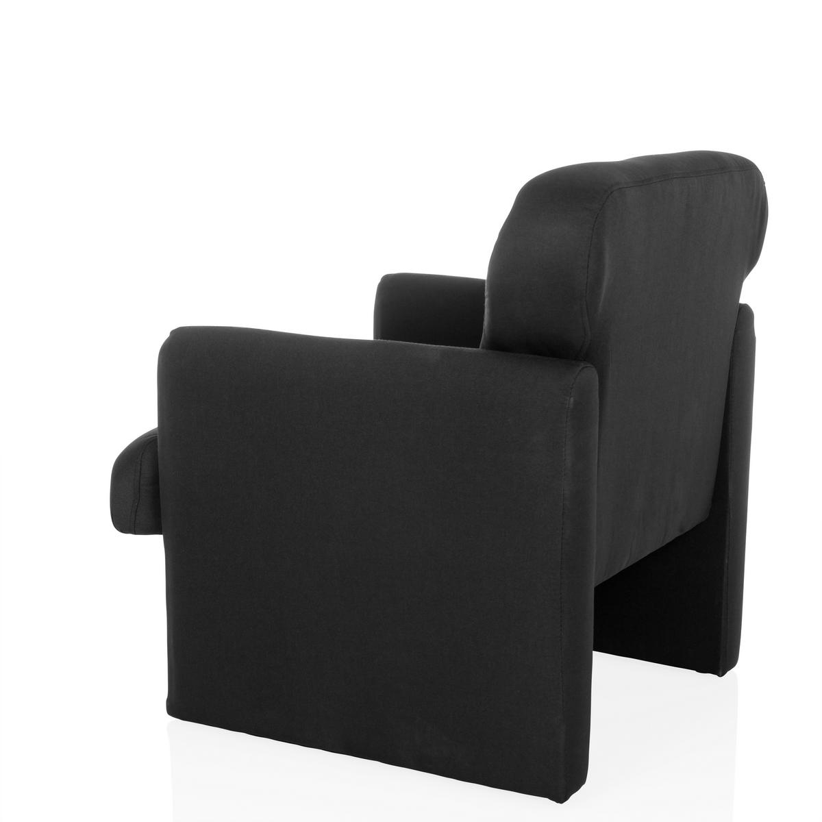 LOUNGEFÅTÖLJ  - svart, Modern, textil (66/77/74cm) - MID.YOU