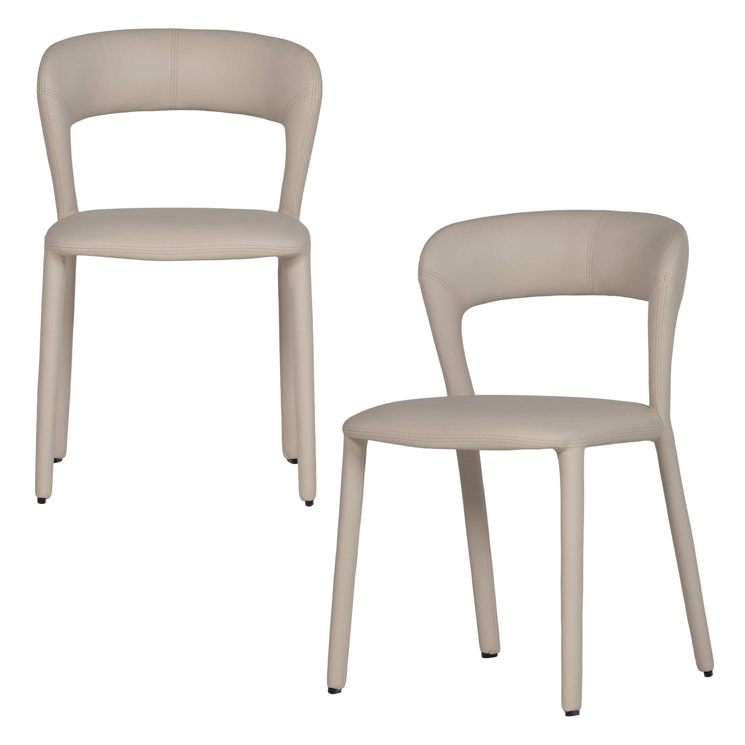 Livetastic Stuhl-Set Noble Beige 51x76x56 cm