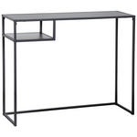 SCHREIBTISCH 99,4/32,4/75 cm  in Schwarz  - Schwarz, LIFESTYLE, Holzwerkstoff/Metall (99,4/32,4/75cm) - Carryhome