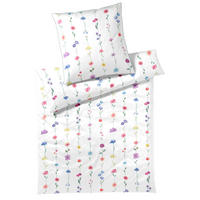 BETTWÄSCHESET Satin 160/210 cm  70 cm/50 cm  - Weiss, Basics, Textil (160/210cm) - Elegante