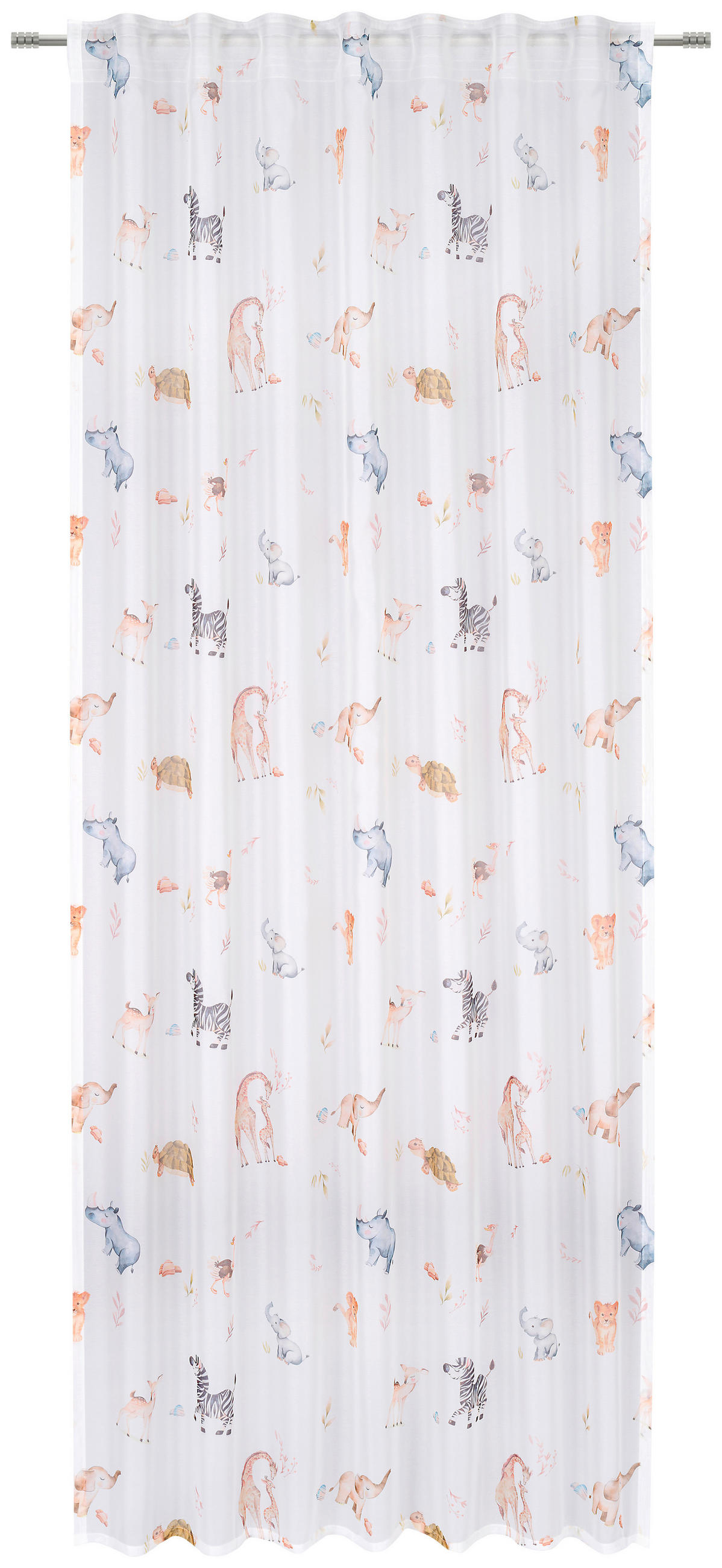 DETSKÝ ZÁVES, priehľadné, 140/245 cm - viacfarebná, Lifestyle, textil (140/245cm) - Ben'n'jen