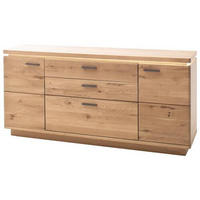 SIDEBOARD 180/84/44 cm  in Eichefarben  - Eichefarben/Grau, Modern, Holz/Holzwerkstoff (180/84/44cm) - Livetastic