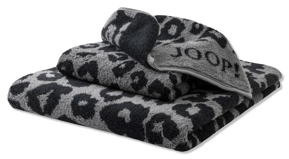 GÄSTETUCH LEO Graphitfarben 30/50 cm  - Graphitfarben, Basics, Textil (30/50cm) - Joop!