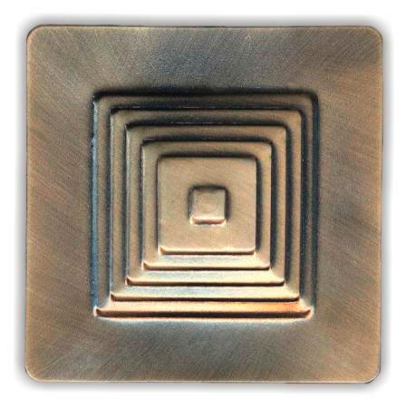 ACCESORIU PRINDERE PERDEA  - bronz, Basics, metal (19cm)