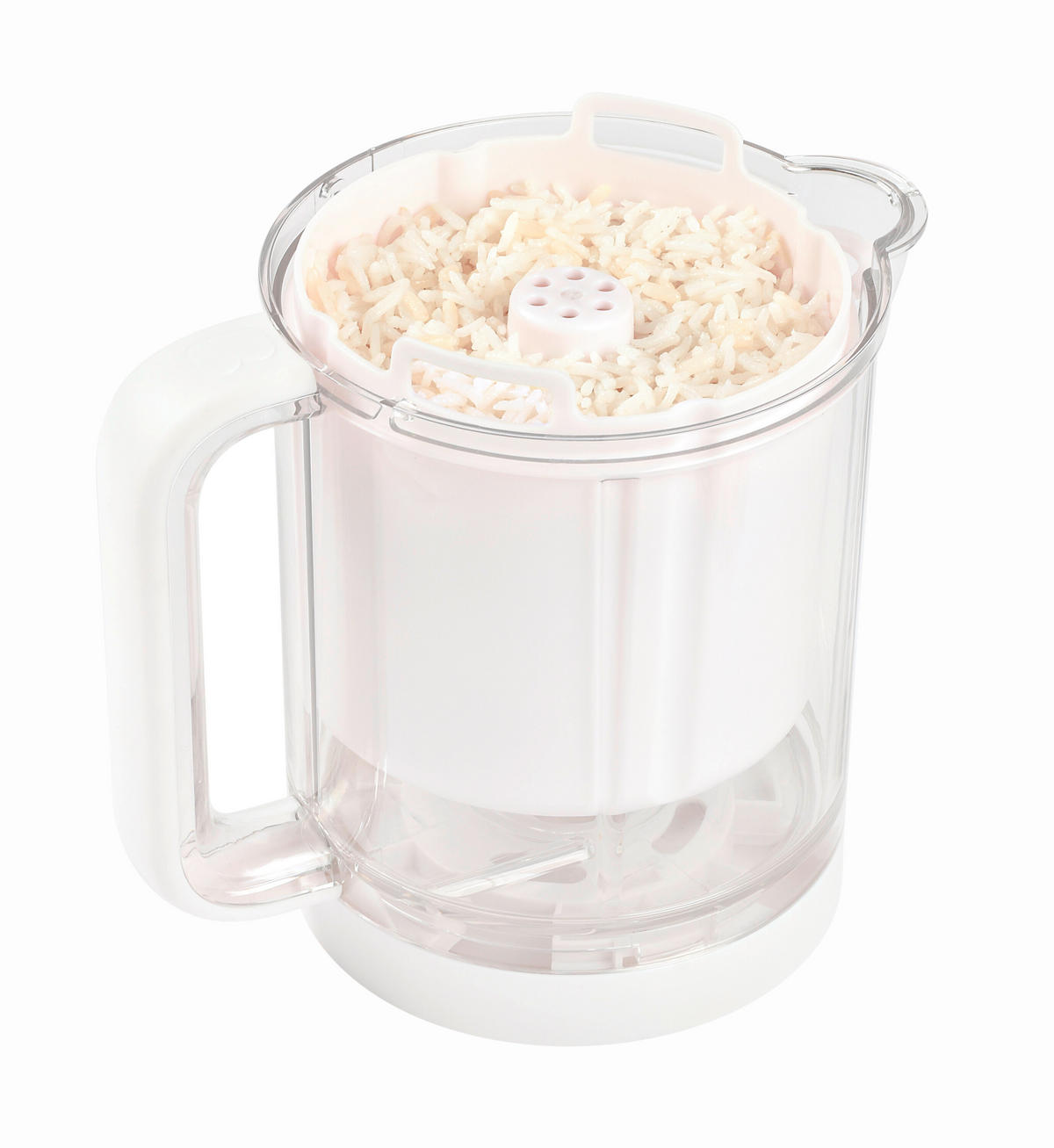 KOCHKORB FÜR REIS/NUDELN Zubehör Babycook Express  - Weiß, Basics, Kunststoff (18/13/9.5cm) - Beaba