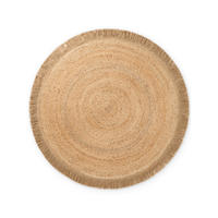 JUTETEPPICH 150 cm Jute Braided Goldbraun rund  - Goldbraun, Basics, Textil (150cm) - Hanse Home