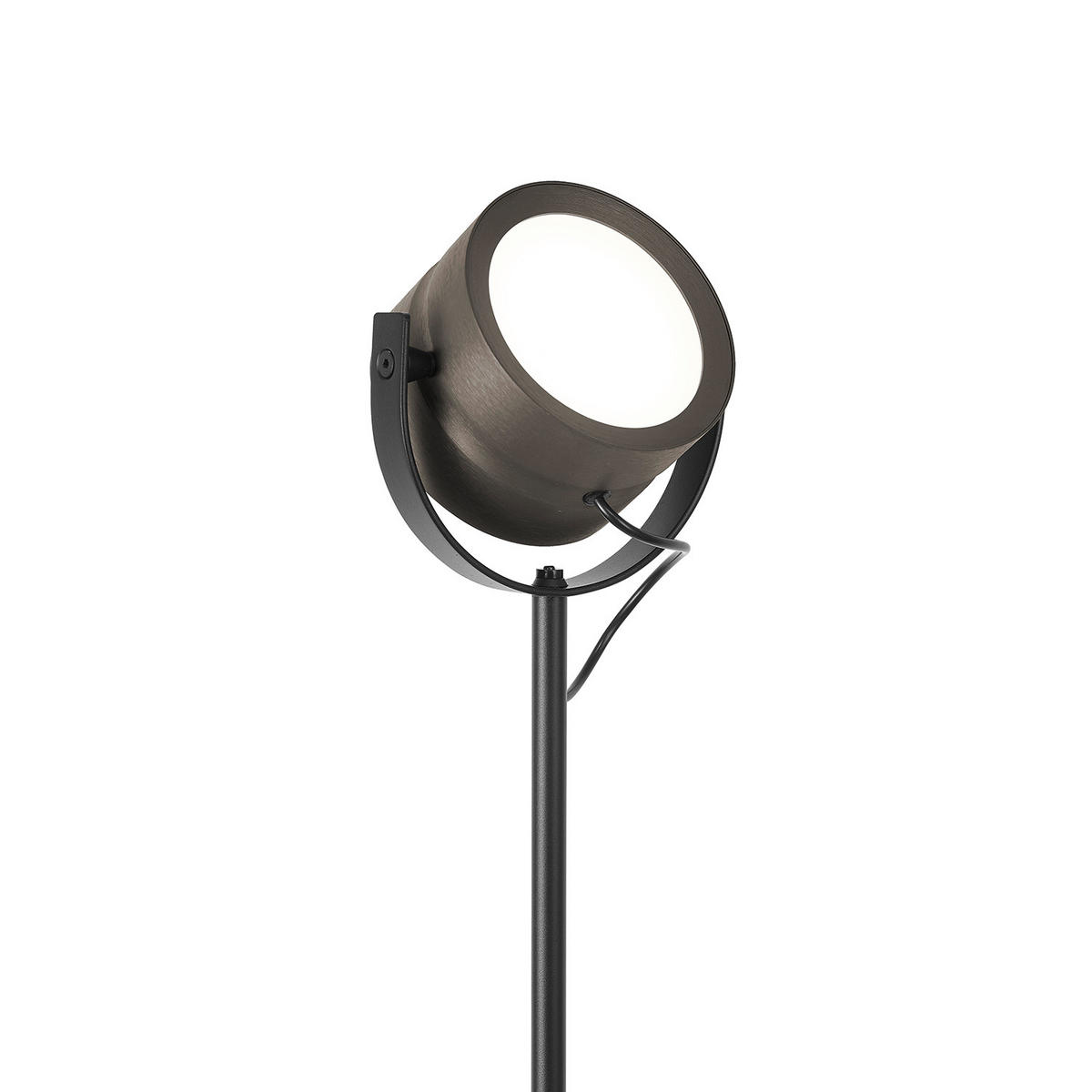 LED-STEHLEUCHTE MIKA 24/155 cm   - Bronzefarben, Design, Metall (24/155cm) - elements by BANKAMP