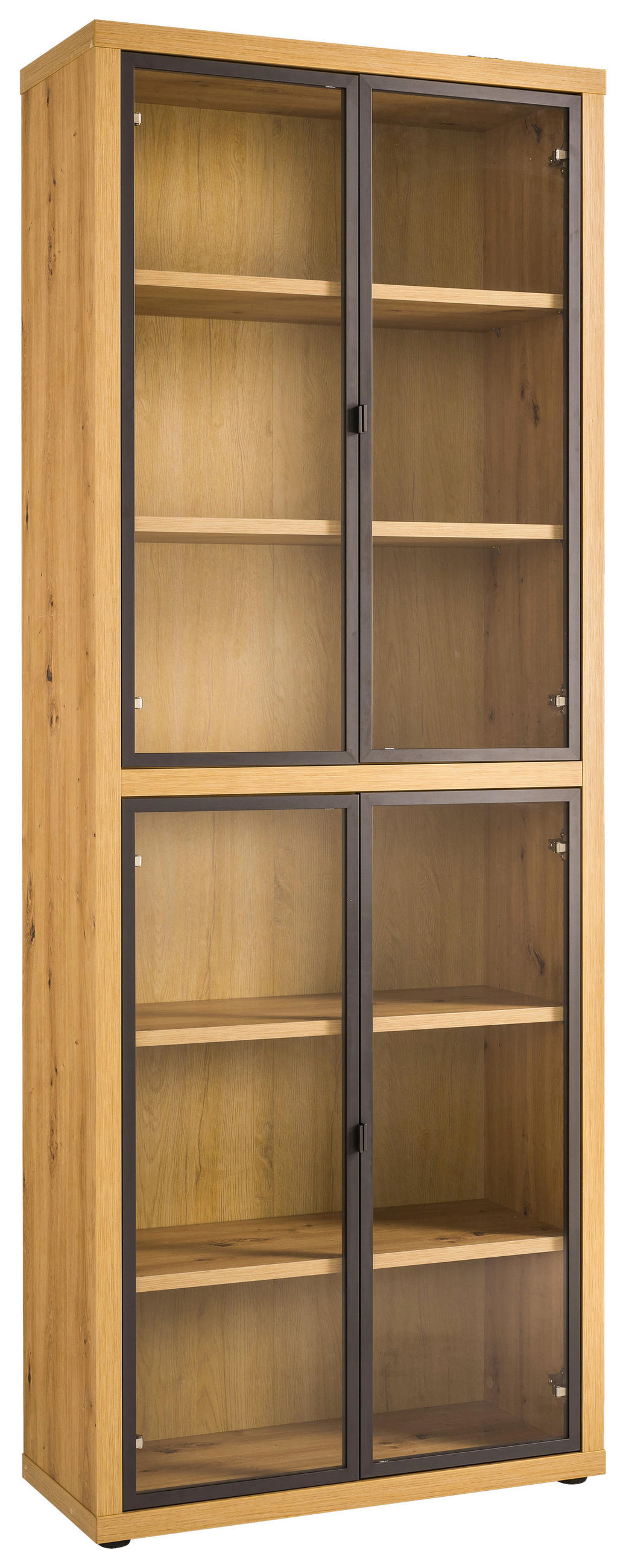 AJTÓ SZETT - antracit, Modern, Üveg/fém (73,7/101,2cm) - Carryhome