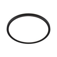 STROPNÍ LED SVÍTIDLO, 29,3/2,8 cm  - černá, Basics, plast (29,3/2,8cm) - Novel