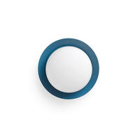 LED-WANDLEUCHTE 12/8 cm   - Blau, KONVENTIONELL, Metall (12/8cm)
