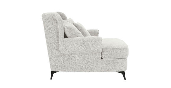 XXL-SESSEL - Beige/Schwarz, ROMANTIK / LANDHAUS, Textil/Metall (125/102/137cm) - Landscape