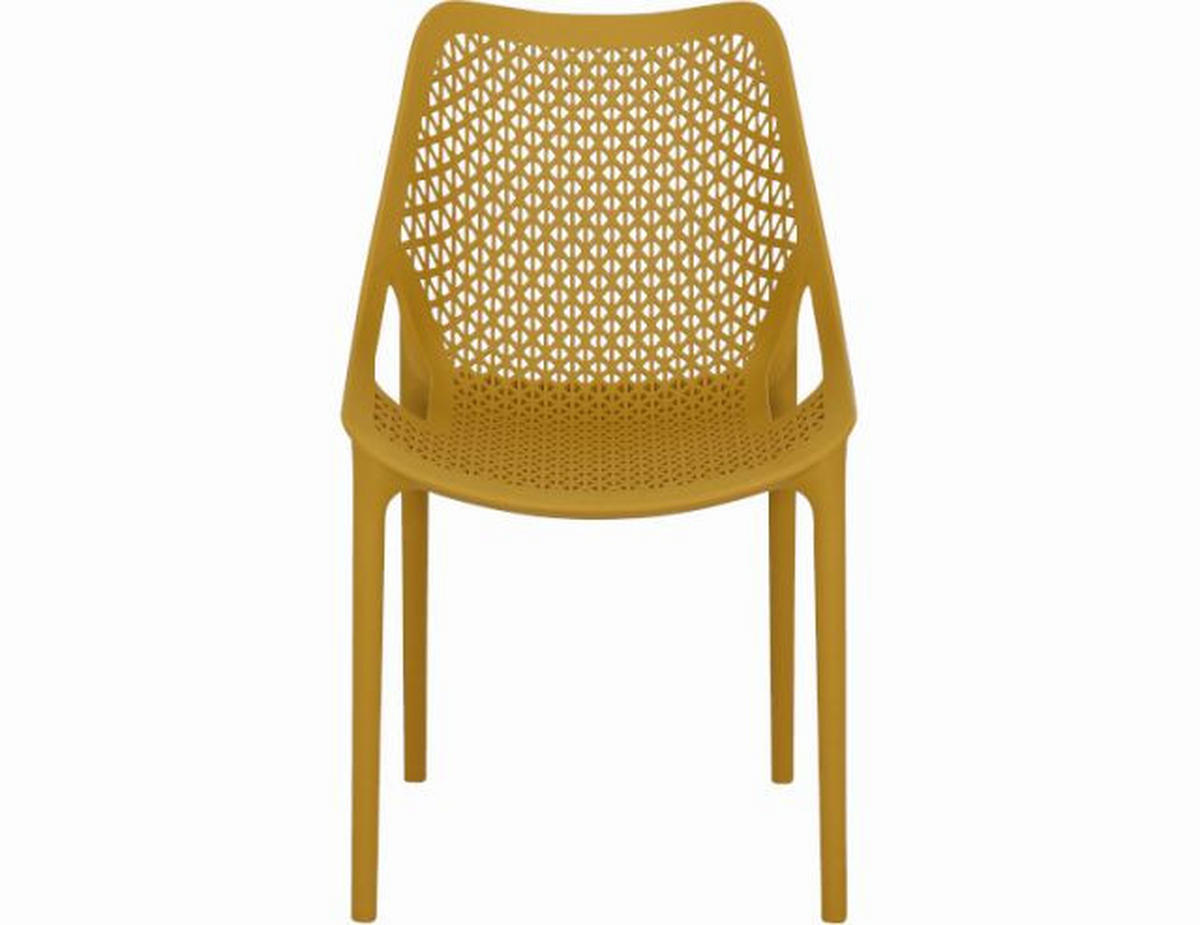 GARTENSTUHL Currygelb  - Currygelb, Basics, Kunststoff (60/81/50cm) - Siena Garden