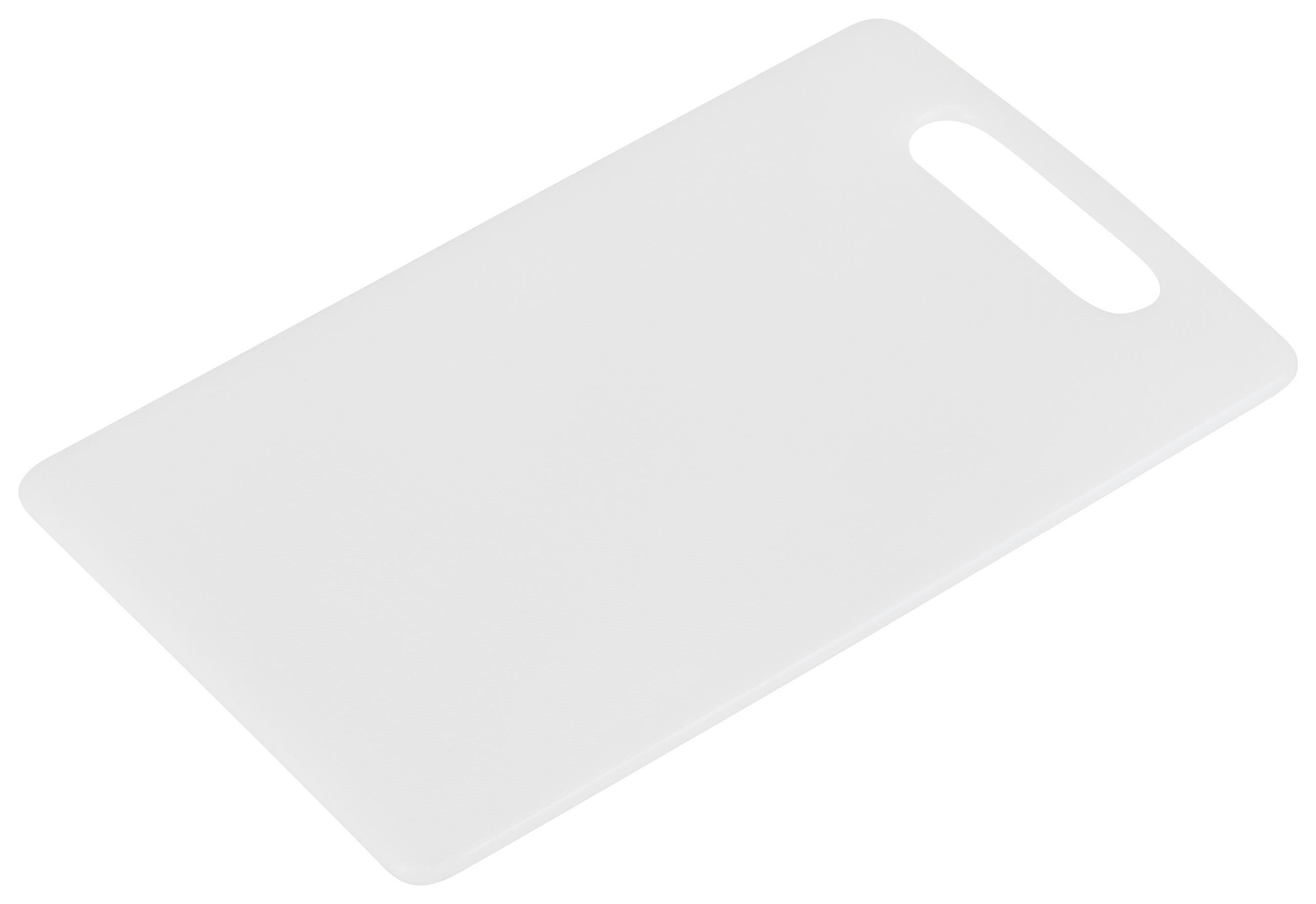 Schneidbrett aus Kunststoff Weiß Jim LxB: ca. 24x14,4 cm