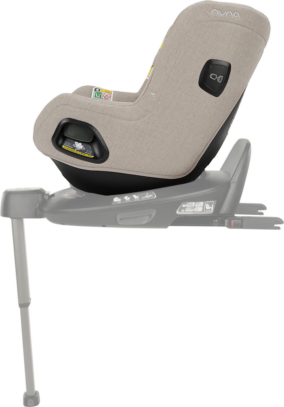 REBOARDER-KINDERSITZ TODL NEXT  - Beigebraun/Grau, Basics, Naturmaterialien/Kunststoff (46/50/72cm) - Nuna