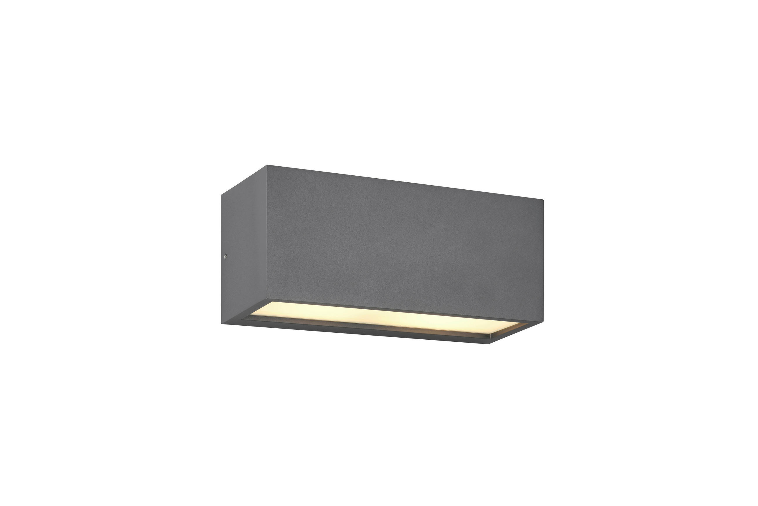 AUßENWANDLEUCHTE   - Anthrazit, Basics, Glas/Metall (11/25/10cm)