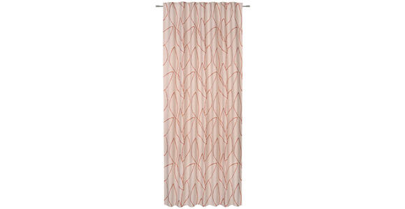 FERTIGVORHANG blickdicht - Kupferfarben, Design, Textil (140/255cm) - Novel