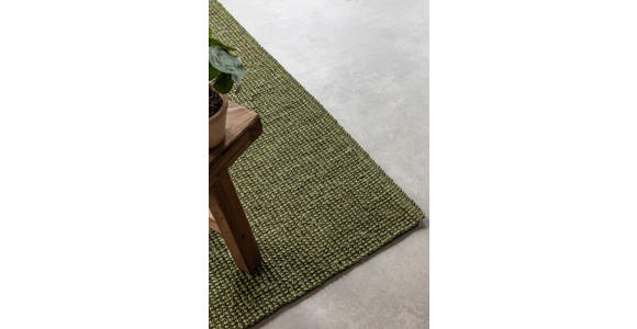 JUTETEPPICH 80/150 cm Bouclé  - Olivgrün, Basics, Textil (80/150cm) - Linea Natura