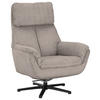 RELAXSESSEL Cord    - Hellbraun/Schwarz, Design, Textil/Metall (79/108/89cm)